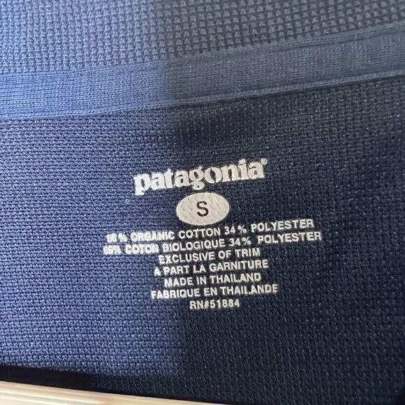 Patagonia Navy Blue Collared Long Sleeve Shirt - Picture 5 of 10